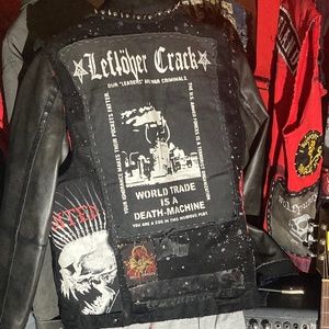 Disgrace & Pity Black StreetRiot Vest by Cody Cleen and Signed by Leftover Crack